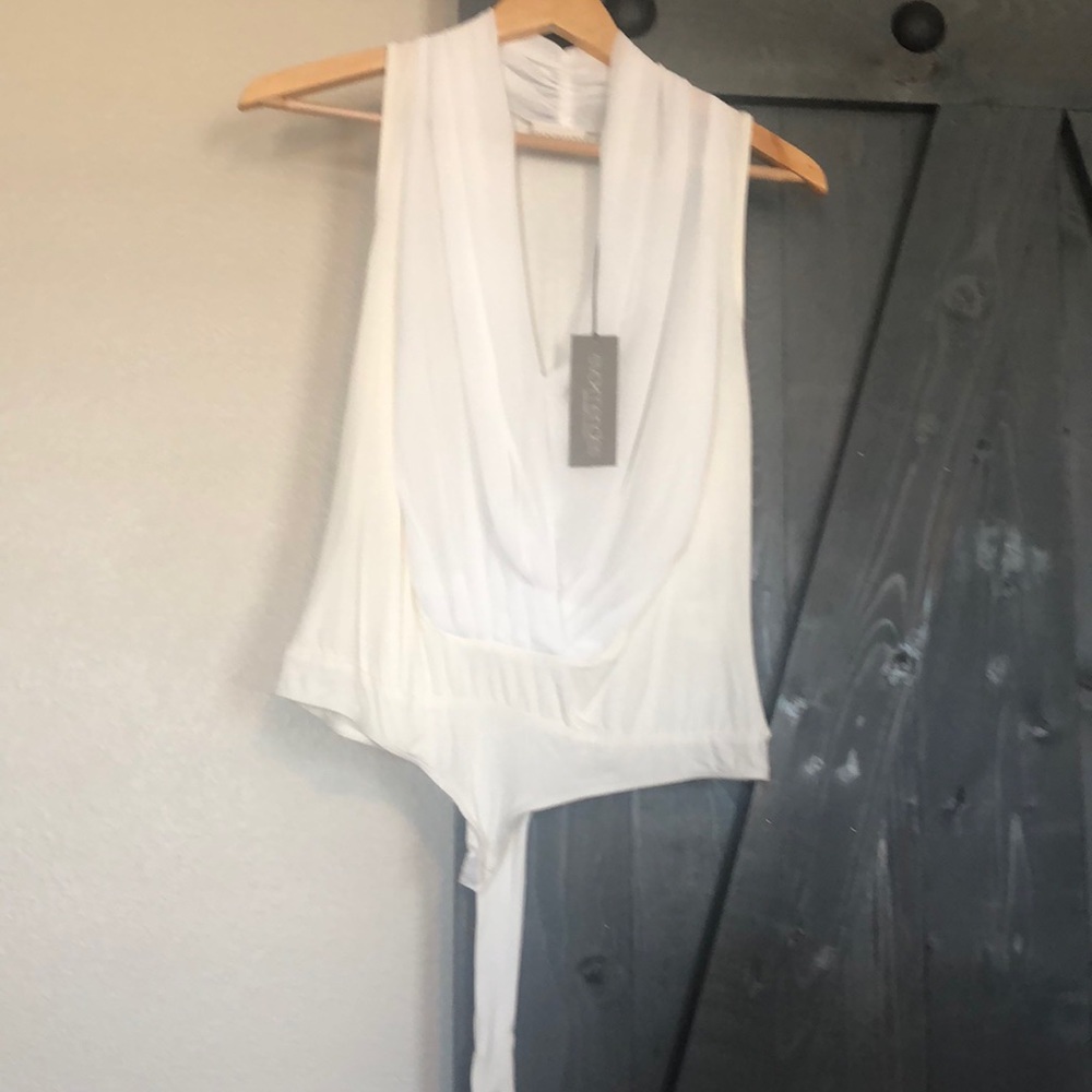 NWT Eva Mendes sleeveless bodysuit